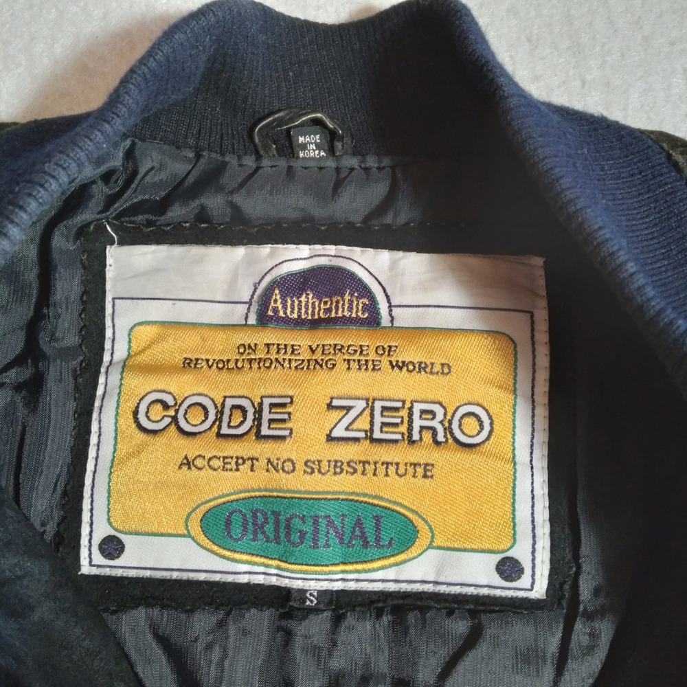 Vintage Code Zero Unrivaled Suede Leather Bomber … - image 3